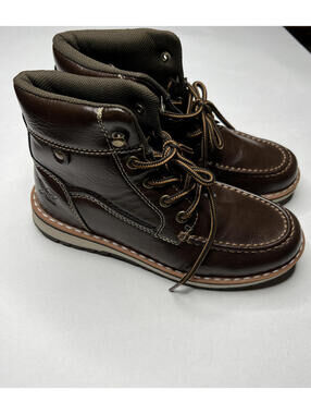 XR Xray Brown Leather Kids Size 3.5 Boots